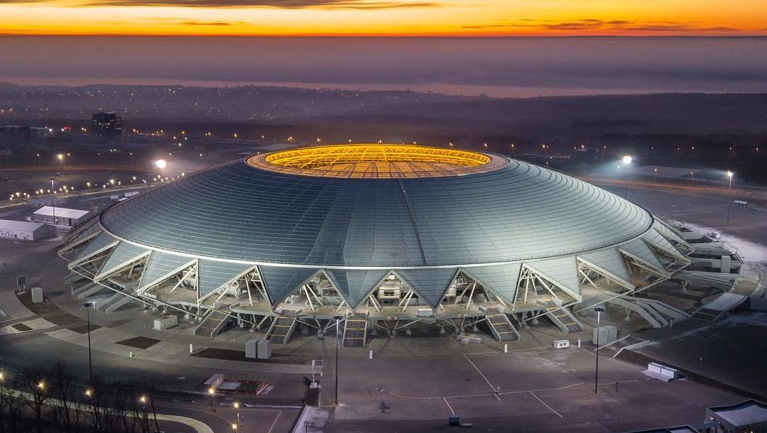 Фото футбольный стадион самара